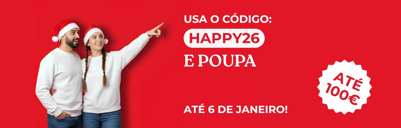 cupão de desconto Happy 26