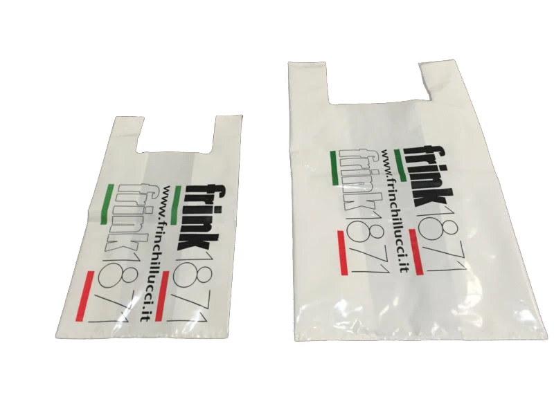 Shopper in plastica stampata in flessografia