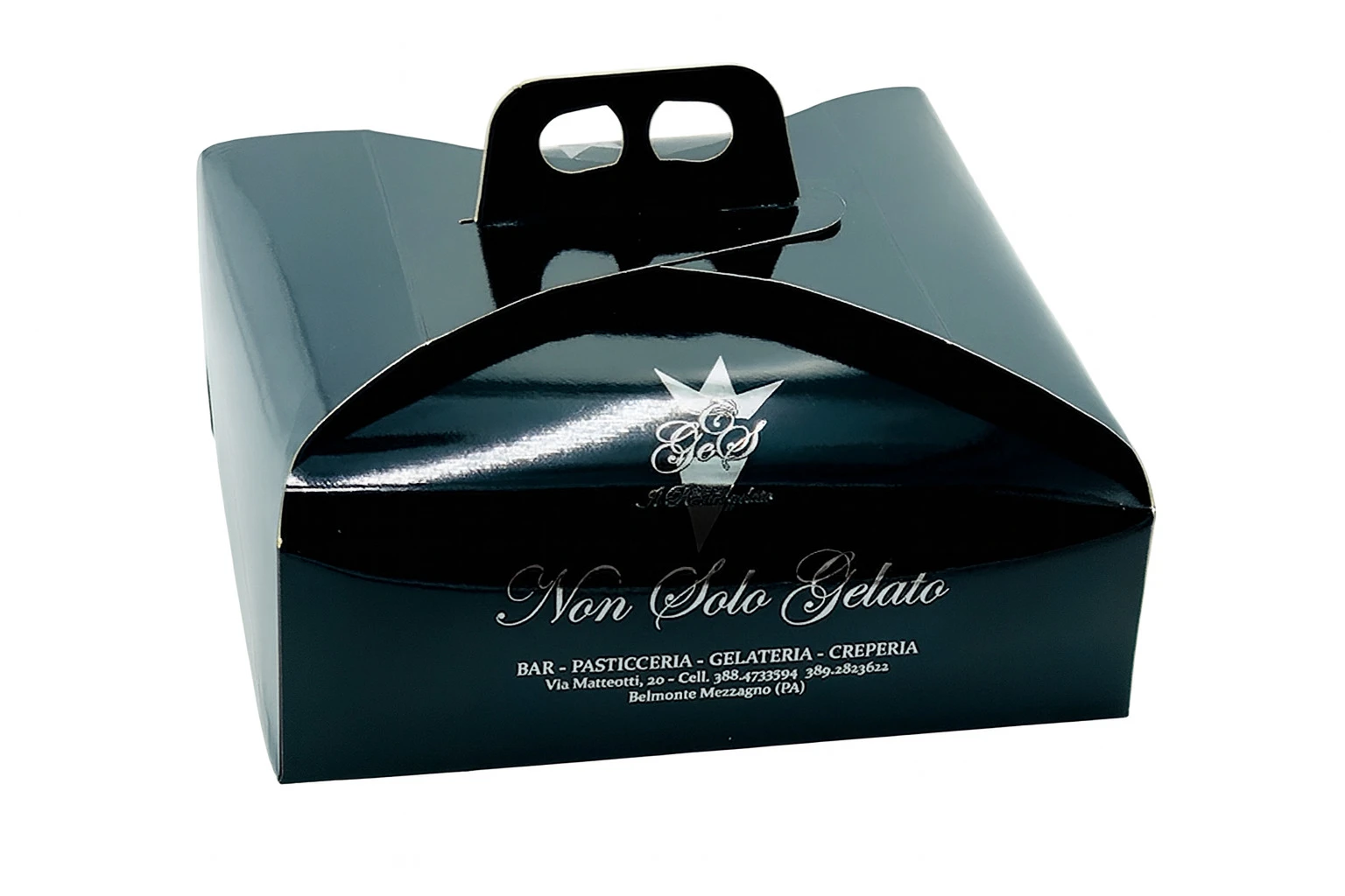 Scatola per torta con stampa a caldo