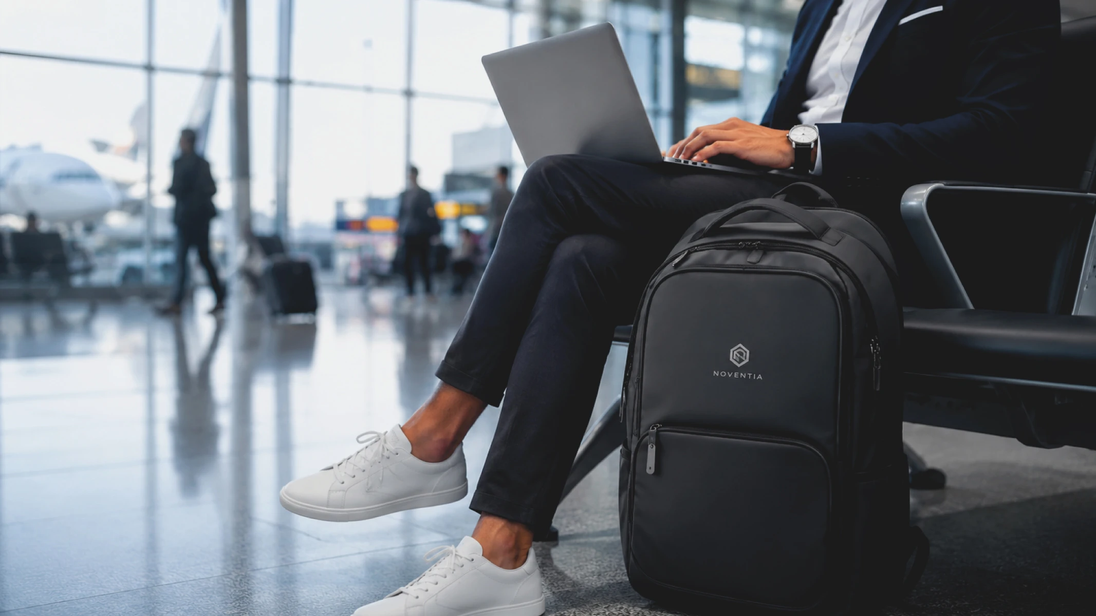 sac à dos d’entreprise personnalisé avec logo pour déplacements professionnels en Europe