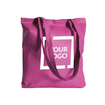 Shopper in TNT con manici lunghi rinforzati e stampa logo personalizzata