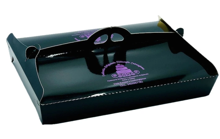 Werbeschachtel mit Siebdruck – einfarbig für Geschäftskundenkommunikation